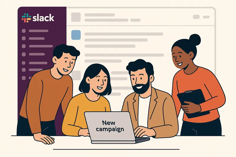 Slack collaboration illustration for LEOptical support